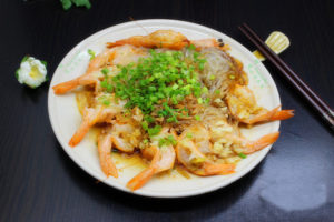 粤菜|秋冬保胃战之蒜蓉粉丝蒸虾