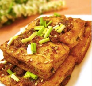 酱汁脆香豆腐