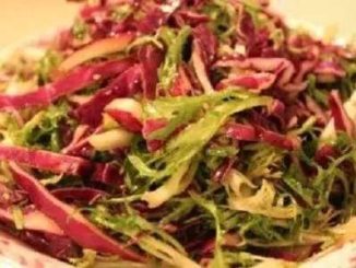 紫甘蓝拌苦菊