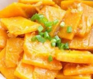 咸蛋黄炒南瓜